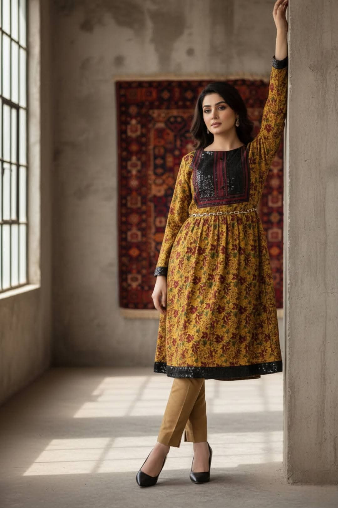 Traditional Printed Frock