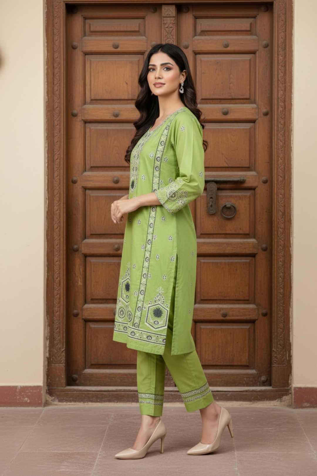Embroidered Lawn–Cotton Collection (2-Piece)