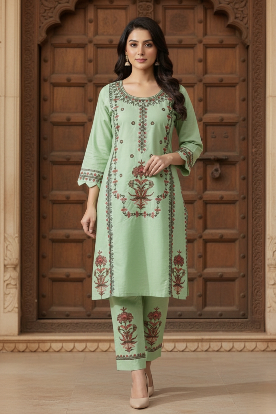 Embroidered Lawn–Cotton Collection (2-Piece)