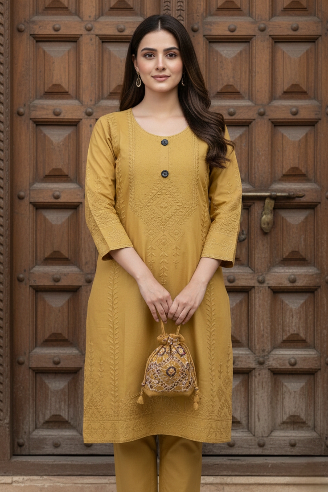 Embroidered Lawn–Cotton Collection (2-Piece)