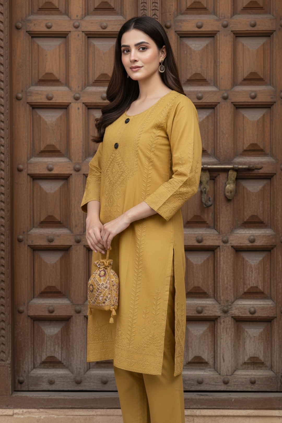 Embroidered Lawn–Cotton Collection (2-Piece)