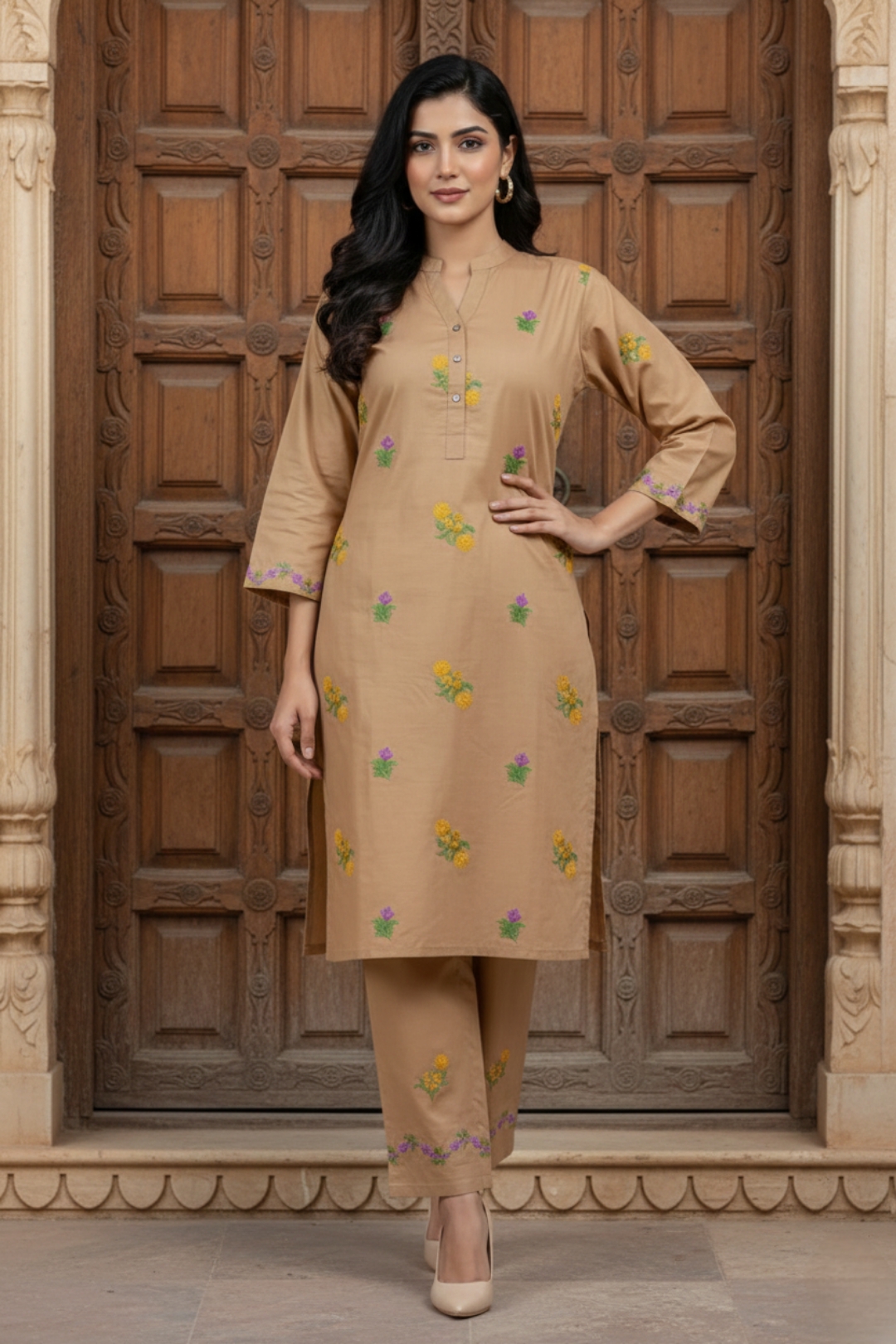 Embroidered Lawn–Cotton Collection (2-Piece)